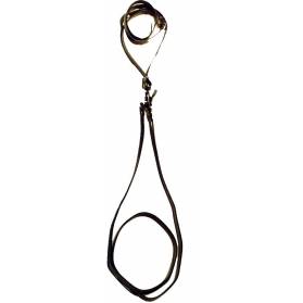 Zubíček Vodítko kožené s vypúšťaním od pásu