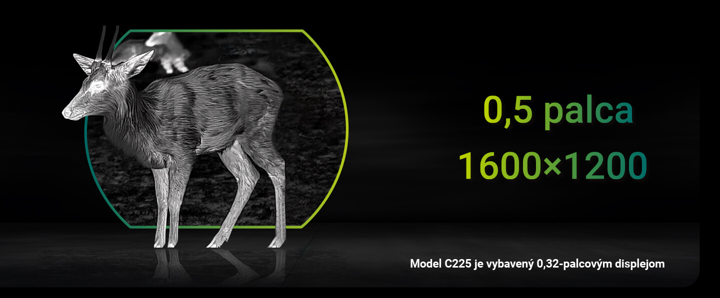 0,5-palcový displej