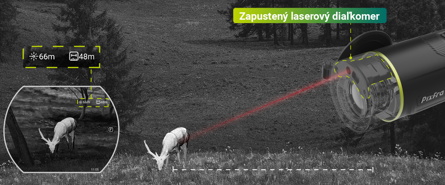 Laserový diaľkomer