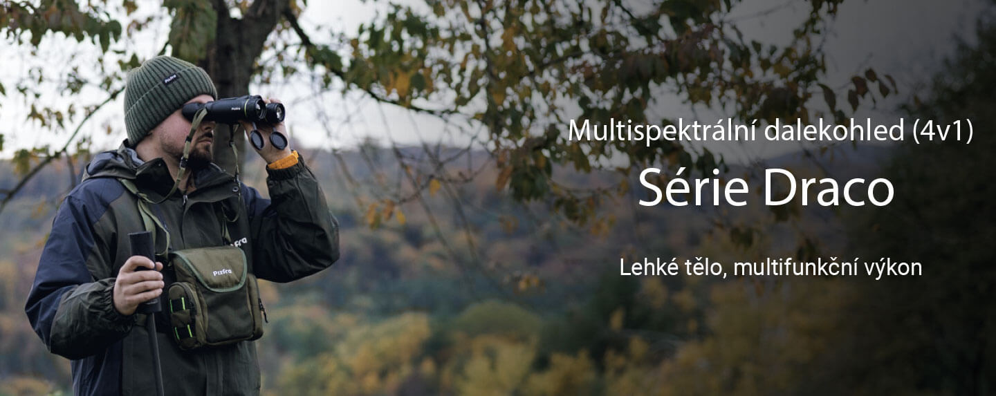 Termovízny/Nočný fúzny binokulár Pixfra Draco 4K