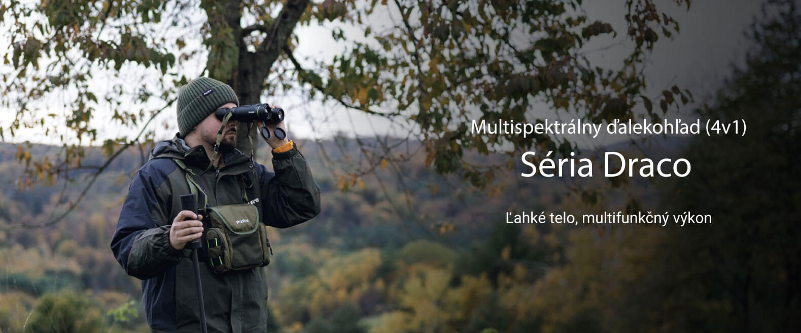 Termovízny/Nočný fúzny binokulár Pixfra Draco 4K