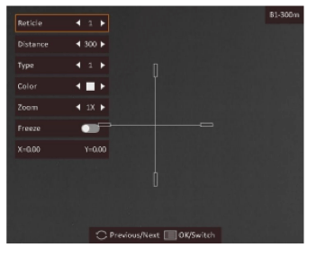 Parametre kríža HIKMICRO THUNDER 5.5.54