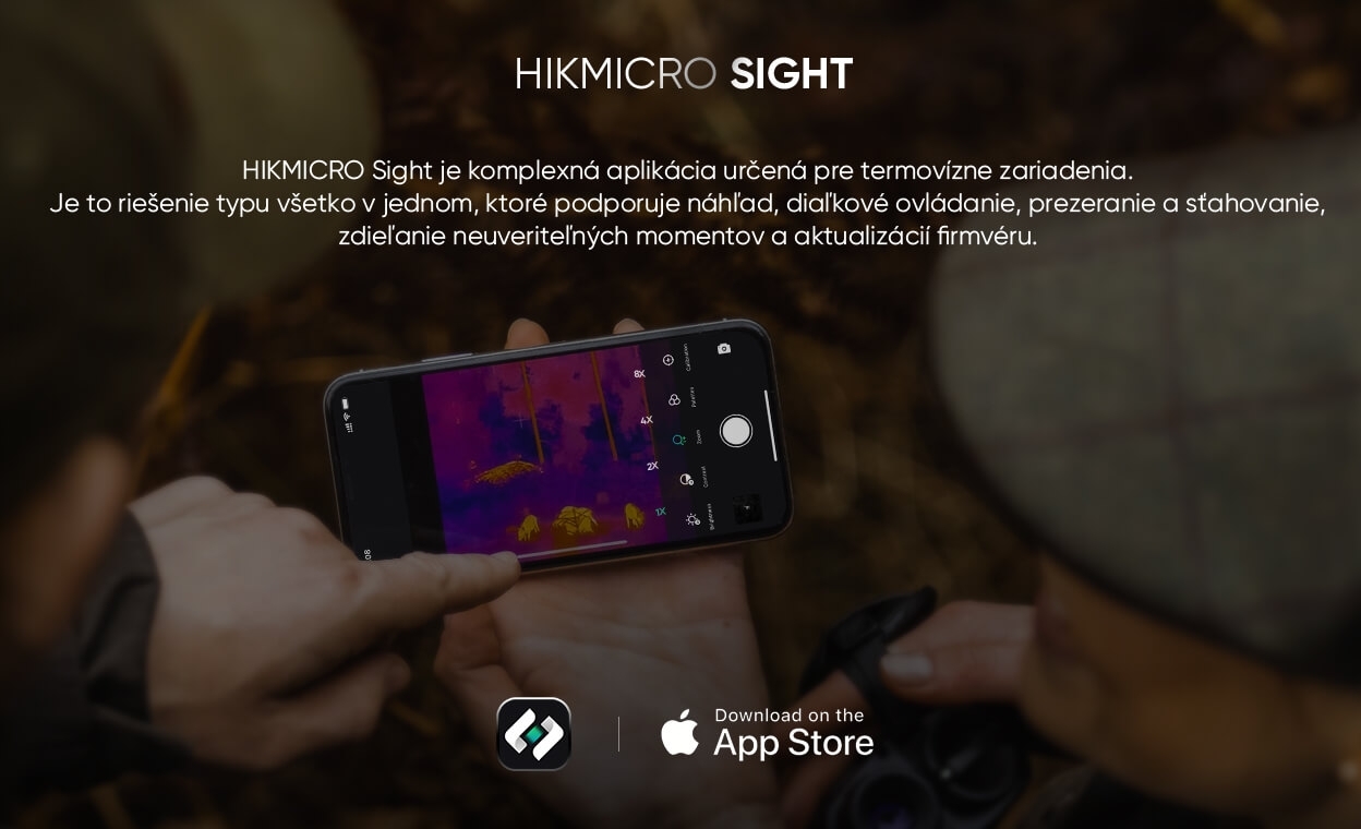 HIKMICRO Sight aplikácia pre iOS