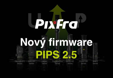 Nový firmware pre Pixfra s algoritmom PIPS 2.5