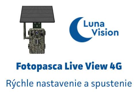 Návod: Rýchle nastavenie a spustenie Fotopasce LunaVision Live View